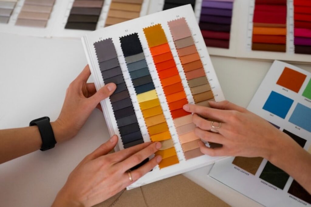 various colour palettes